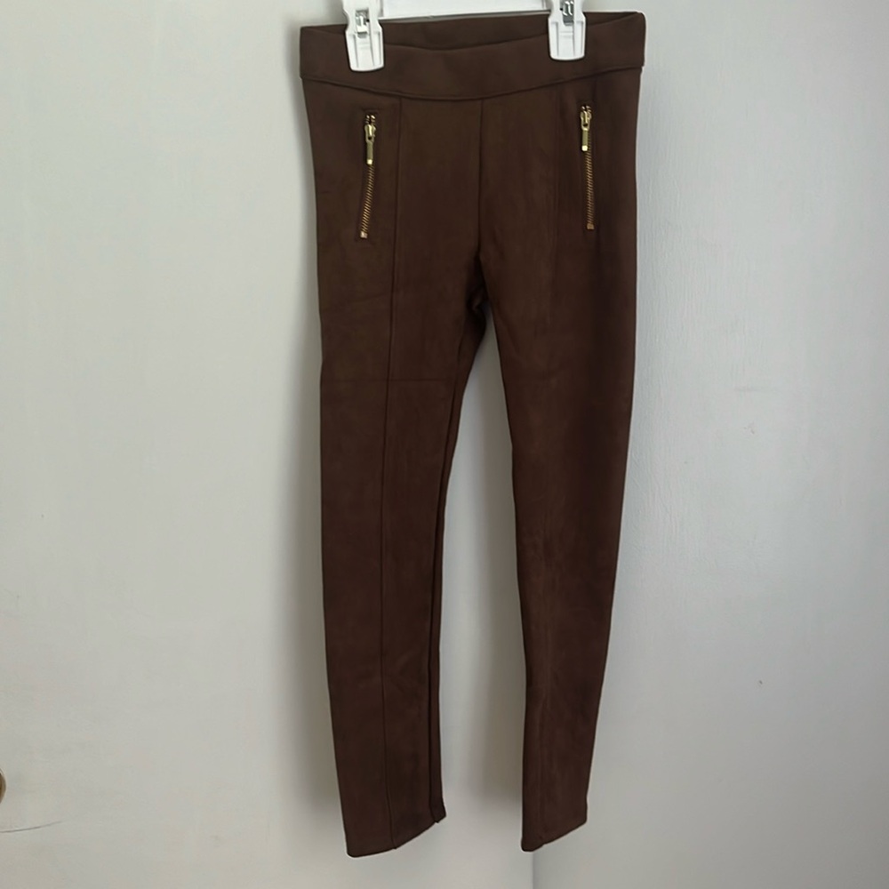 Janie and Jack Brown Kids Leggings